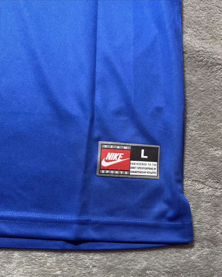 Camisa Retrô Brasil 1998 Away Ronaldo #9 Azul Copa Do Mundo França 98 Rara - Imagem 6
